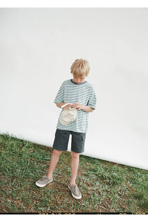 Kargo bermuda şort - 7