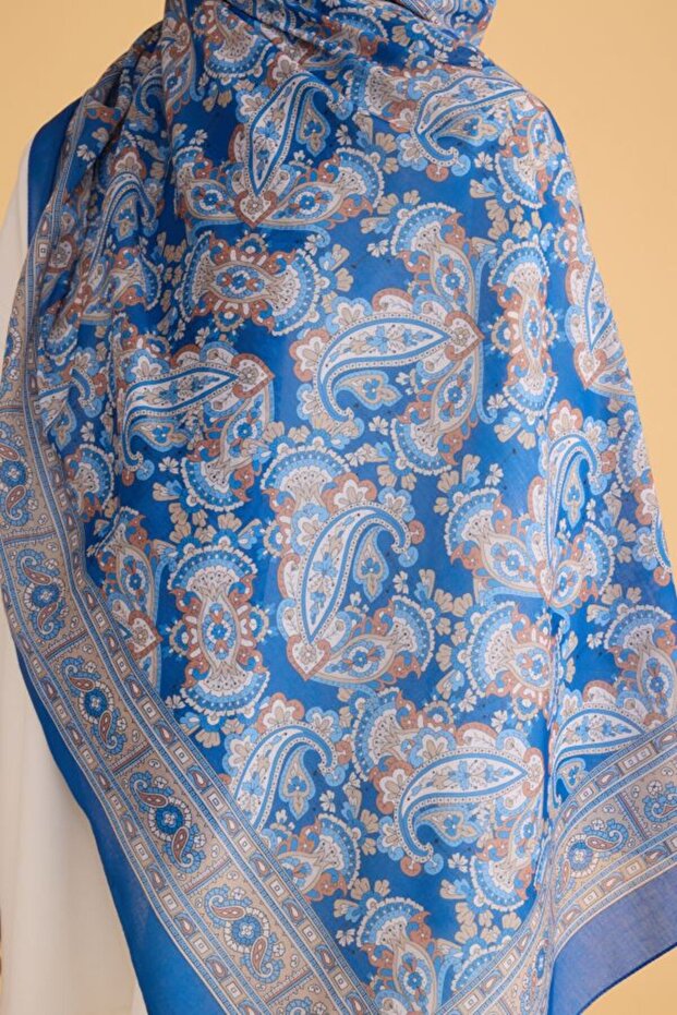 Fresh Patterned Interlining Shawl - 2