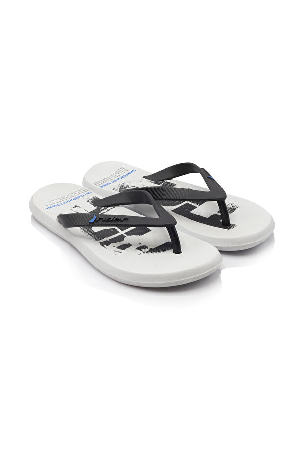 R1 Energy Kids White Children's Slippers