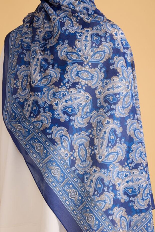 Fresh Patterned Interlining Shawl - 2