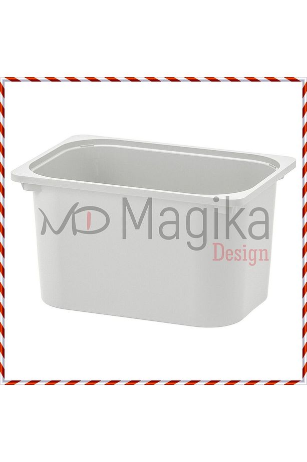 MD Trofast Oyuncak Saklama Kutusu, Çocuk Odası Saklama Kutusu, Gri, 42x30x23 cm - 2