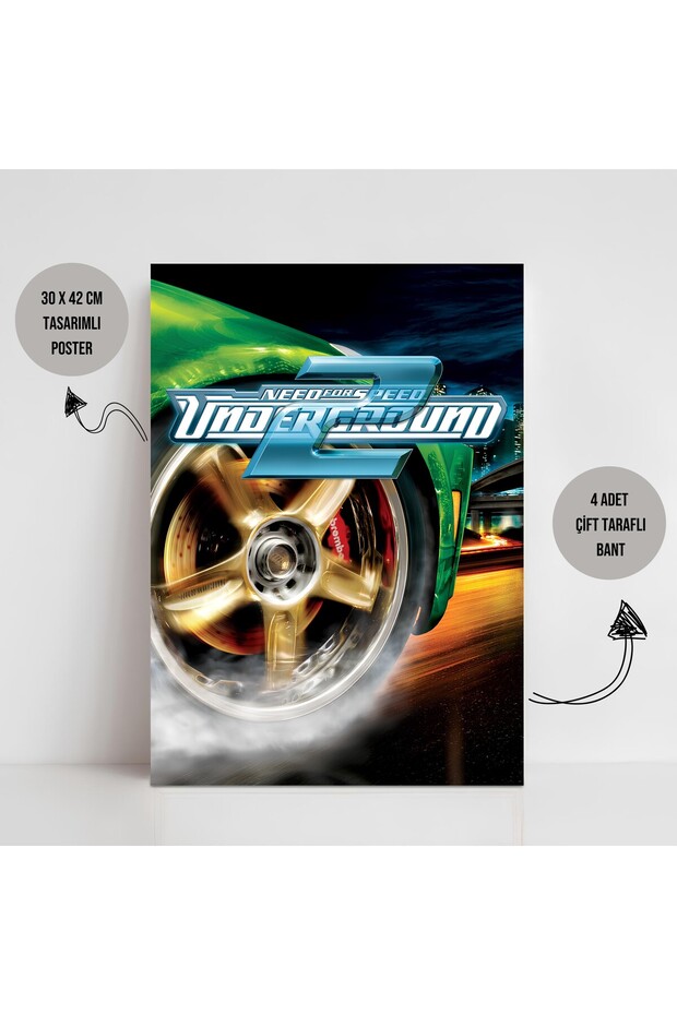 Need for speed underground 2 Game Çerçevesiz oyun tasarım tablosu araba yarış - 2