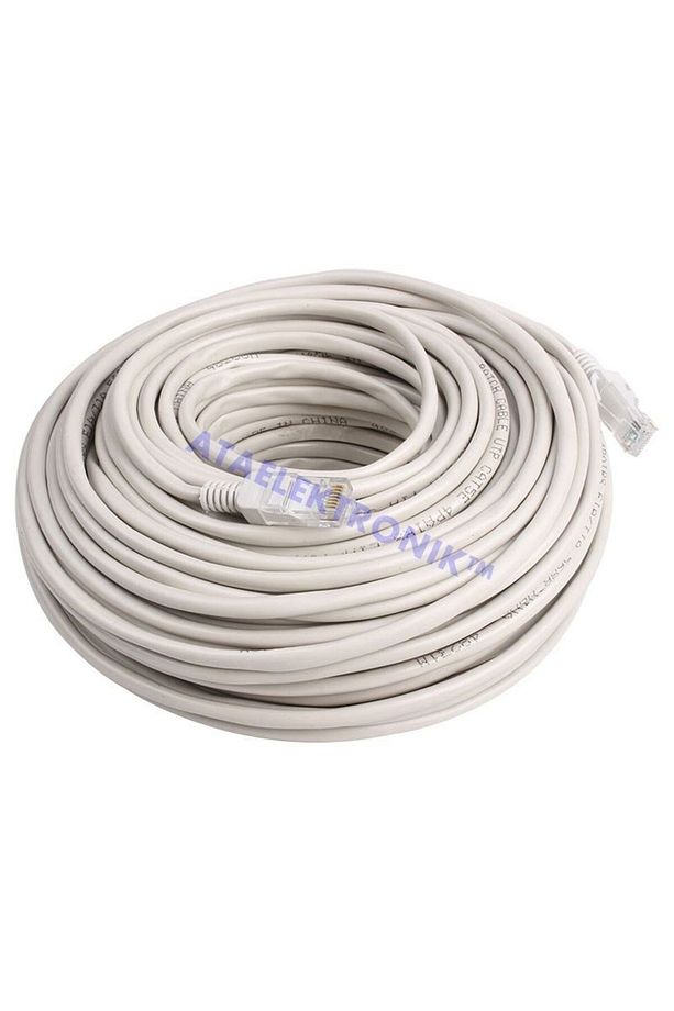 20mt 20 Metre +tv Plus Fiber Adsl Modem Bilgisayar Arası Ethernet Internet Kablosu Ağ Network - 2