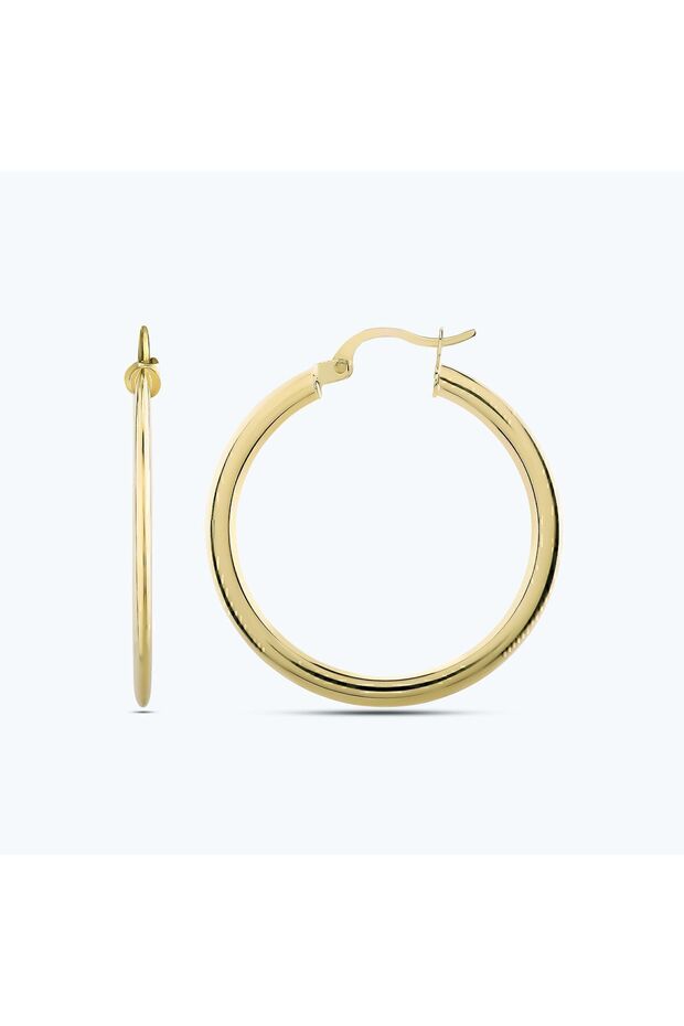 Altın Halka Küpe - 1