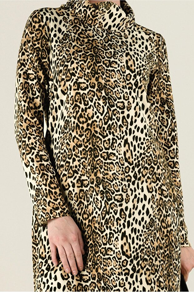 Leopar Desenli Tunik 4808 - 4