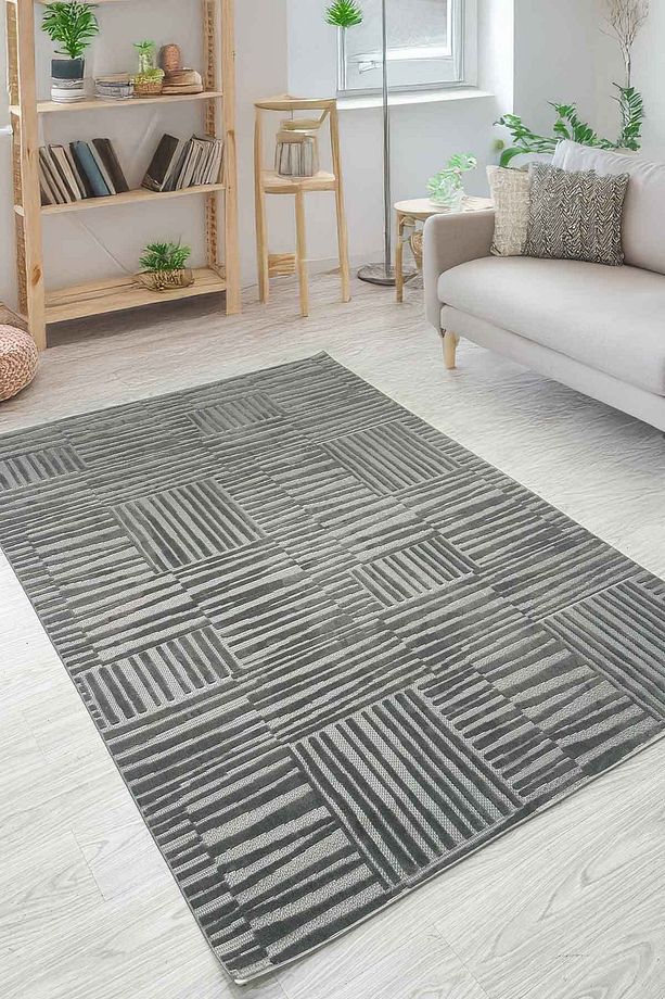 Fiora Dokuma Yıkanabilir Kaymaz Sisal Hav Salon Halısı Mutfak Halısı Yolluk - 1