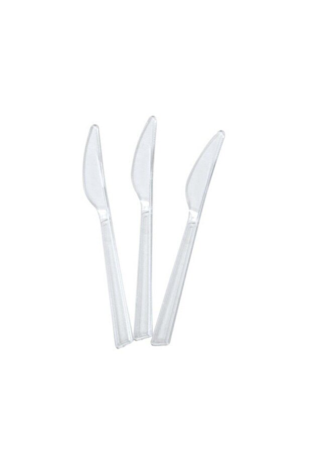 Plastic Knife 100 Pieces Clear Plastic Knife