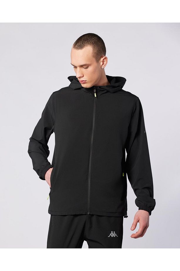 Fastina Full Zip Erkek Siyah Regular Fit Fermuarlı Eşofman Üstü - 3