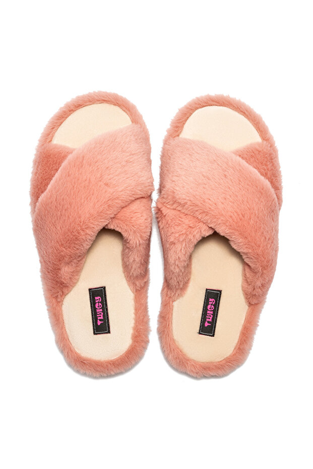 Cross plüss női házi papucs rózsaszín 36/41 - 4