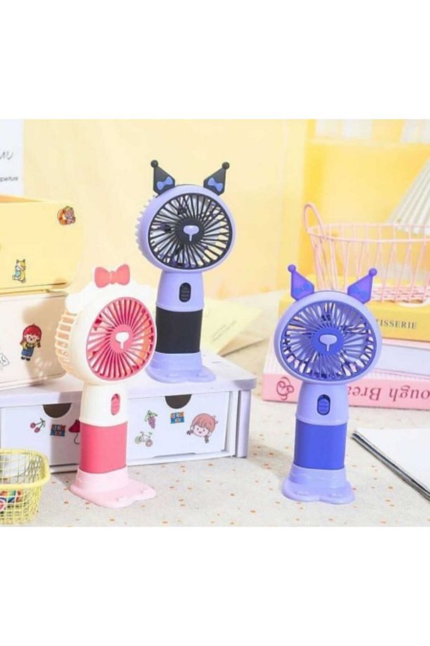 Sevimli Karakterler Mini El Fanı(MOR) - 3