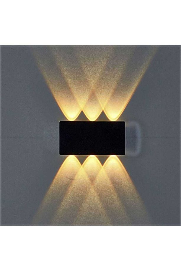 Elektrikle Çalışır, 12 Watt Amber Işık Ledli, İç ve Dış Mekan Aplik, Yüksek Işık Güçlü Led Aplik - 3