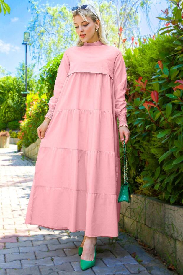 Kat Kat Elbise Pembe HM2172 - 1