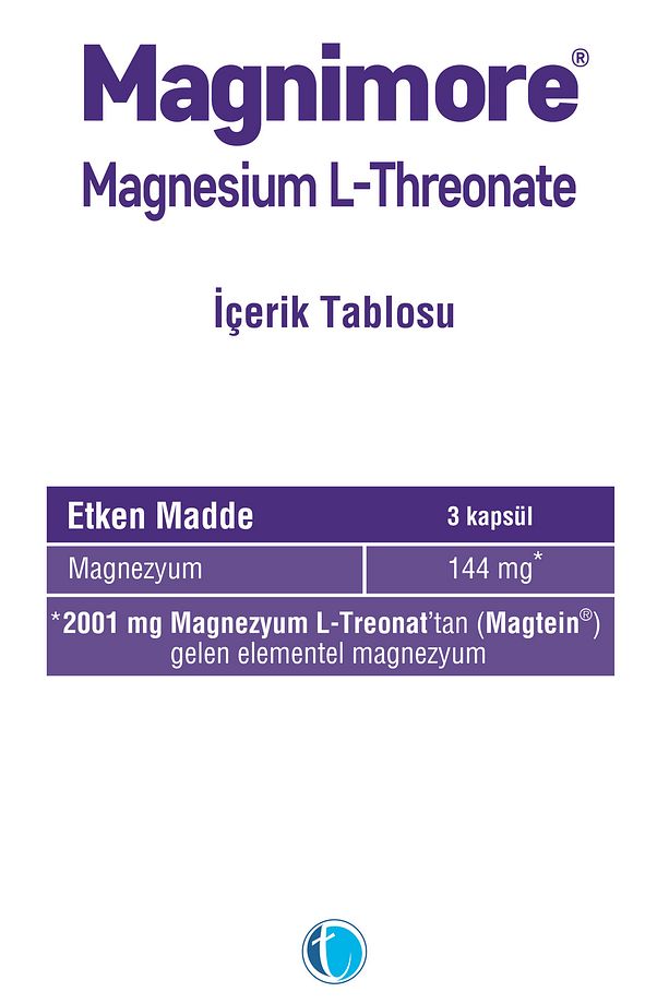 Magnesium L-threonate 60 Bitkisel Kapsül Magnezyum L-treonat - 3