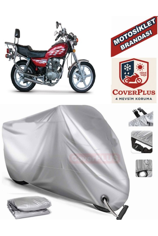 Gray Lock Compatible Motor Tarpaulin Kuba Kb150-25 Max Motorcycle Tarpaulin Cover Tent (Motoen)