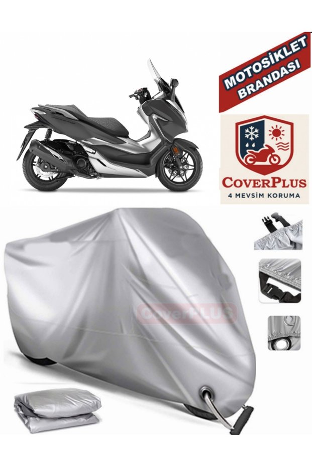 Gray Lock Compatible Motor Tarpaulin Honda Nss300 Forza Motorcycle Tarpaulin Cover Tent (Motoen)
