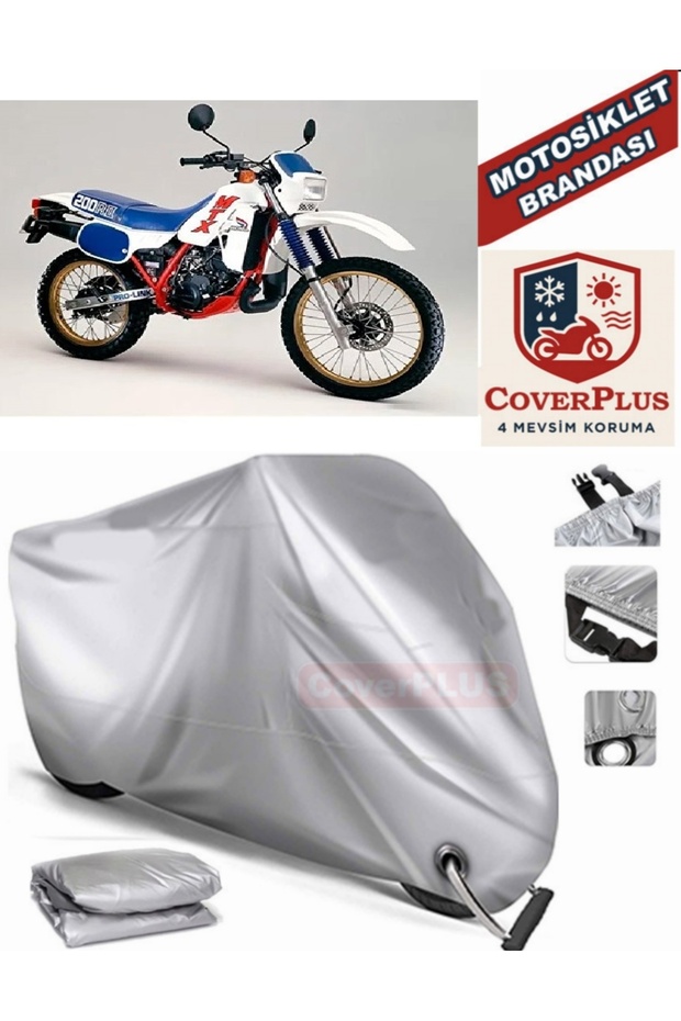Gray Lock Compatible Motor Tarpaulin Honda Mtx 200 Motorcycle Tarpaulin Cover Tent (Motoen)