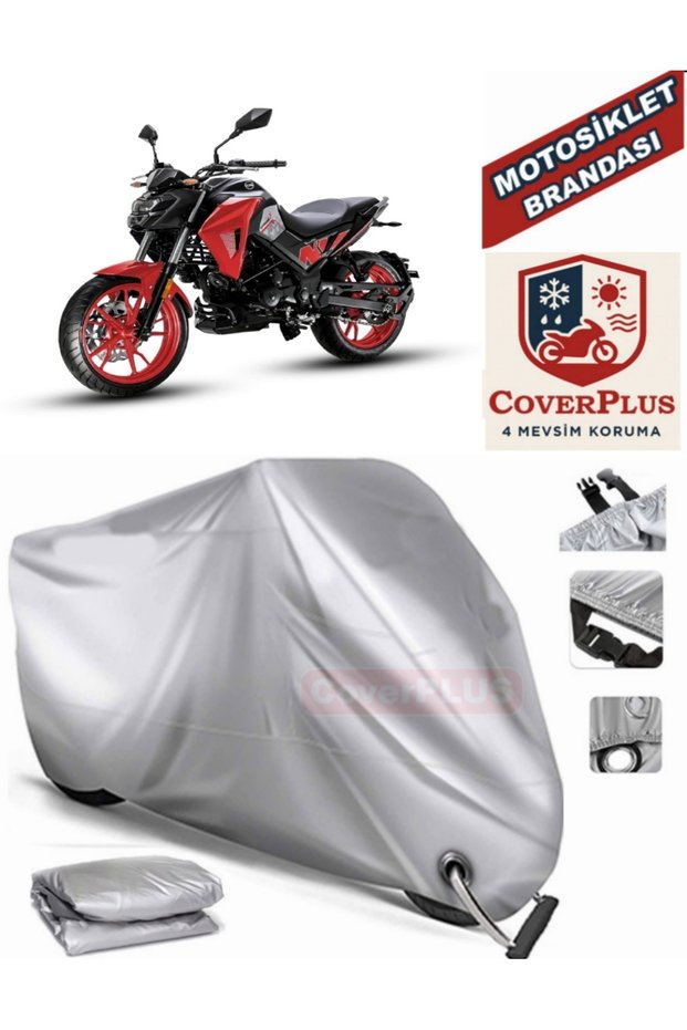 Gray Lock Compatible Motor Tarpaulin Sym Symnh X 125 Motorcycle Tarpaulin Cover Tent (Motoen)