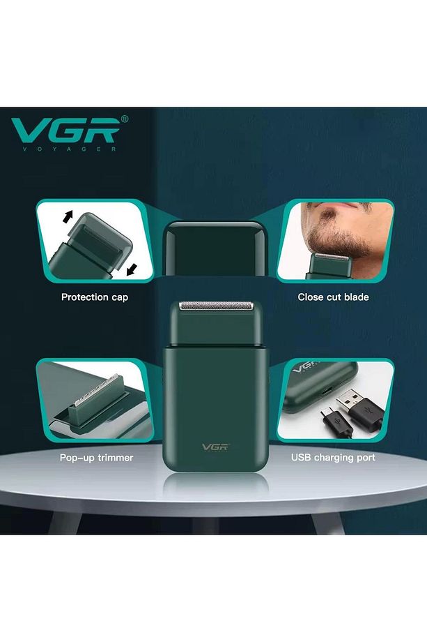 V-390 Sakal-vücut Sıfır Sakal Yanak Şarjlı Islak Ve Kuru Tıraş Makinesi - GMS4189-8445 - 2