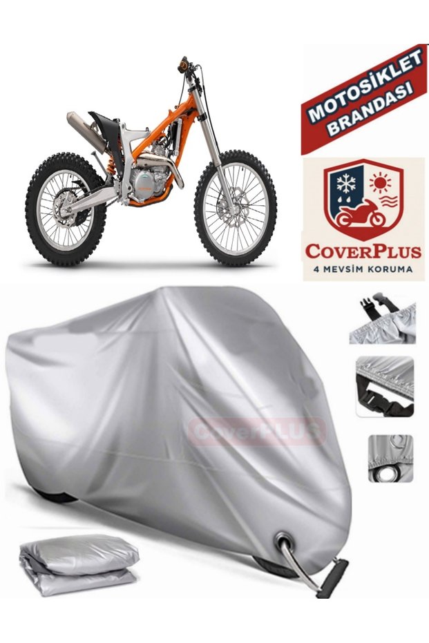 Gray Lock Compatible Motor Tarpaulin Ktm 250 Freeride R Motorcycle Tarpaulin Cover Tent (Motoen)