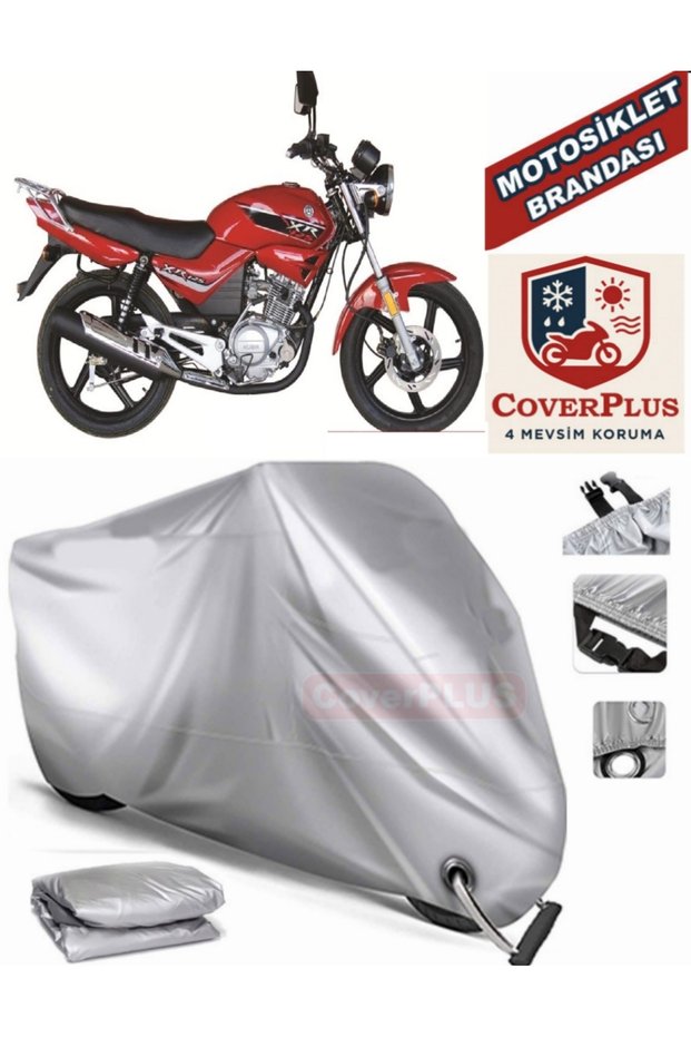 Gray Lock Compatible Motor Tarpaulin Kuba Xr 125 Motorcycle Tarpaulin Cover Tent (Motoen)