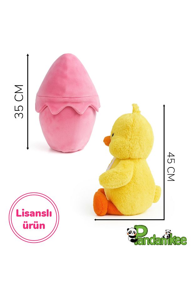 Yumurtadan Çıkan Civciv Peluş – Bebeklere ve Çocuklara Özel Çantalı Civcivino - 3