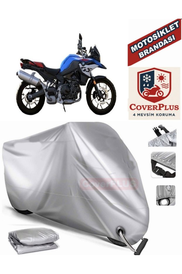 Gray Lock Compatible Motor Tarpaulin Bmw R 800 Rt Motorcycle Tarpaulin Cover Tent (Motoen)