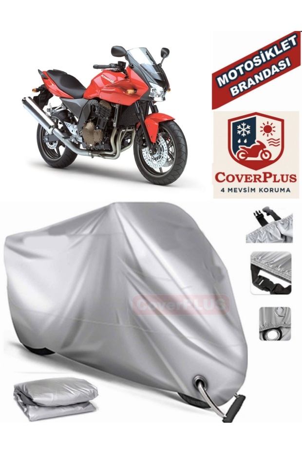 Gray Lock Compatible Motor Tarpaulin Kawasaki Z 750 S Motorcycle Tarpaulin Cover Tent (Motoen)