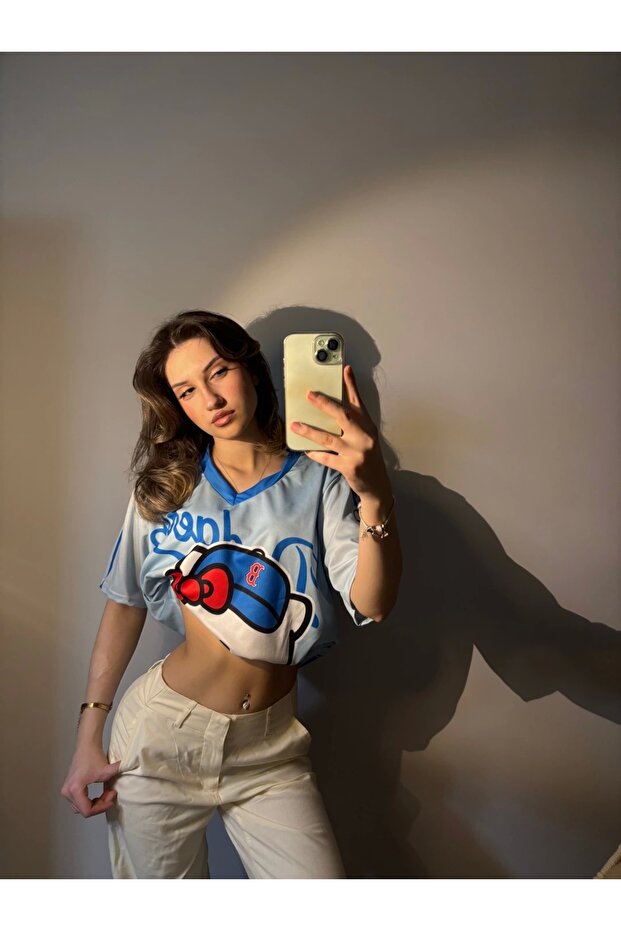 Mavi Hello Kitty Detail Jersey Forma - 6