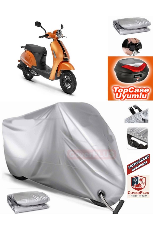 Gray Lock Compatible Kuba Blueberry Tarpaulin Topcase Topcase Compatible Motor Tarpaulin