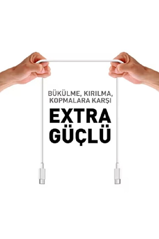 25 W Type-c To Type-c Kablolu Şarj Adaptörü / Samsung - Iphone 15/16 Ile Uyumlu - 3