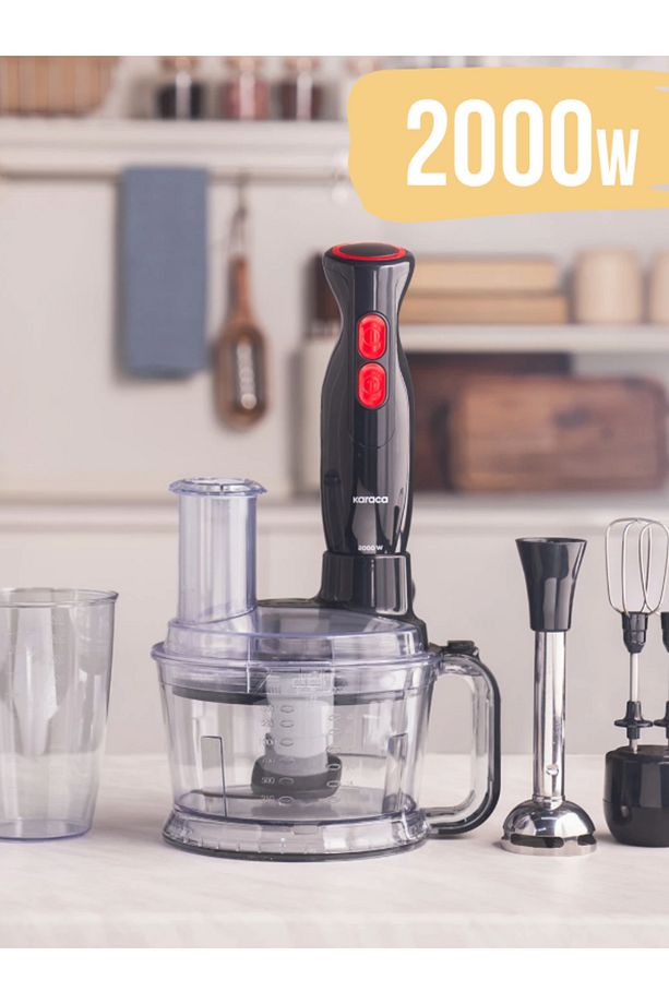 Pro Çok Amaçlı Mutfak Robotu 6 In 1 Güçlü Motor 2000 W Blender Seti - 1