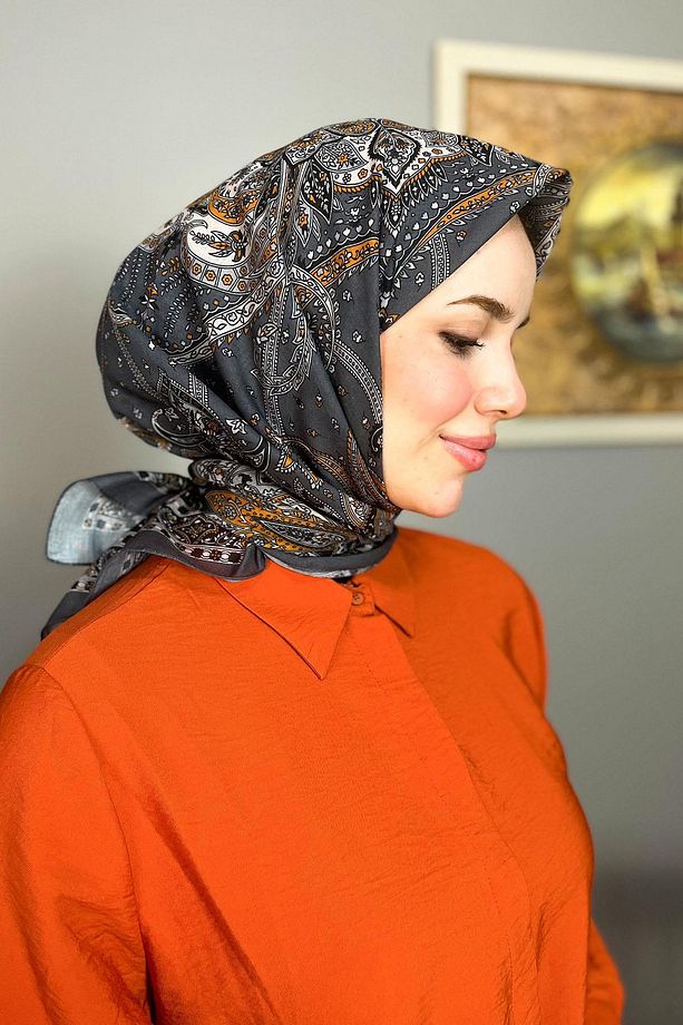 Sultan Fresh Pamuk Eşarp - Etnik Desen - SFE003-13 - 2