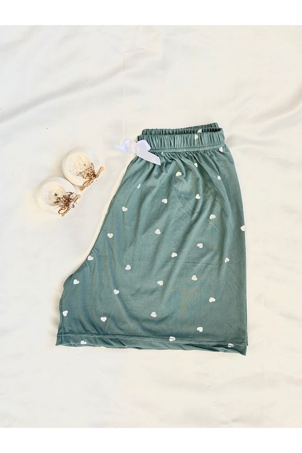 Kadın Tek Şort Pijama - 2