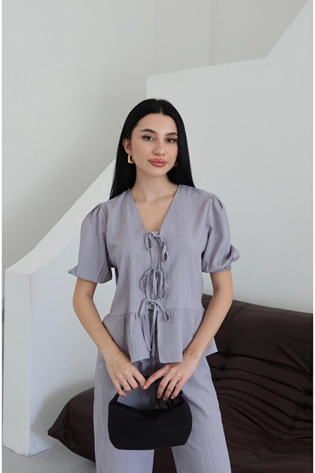 مجموعة مزدوجة مربوطة برباط - 3