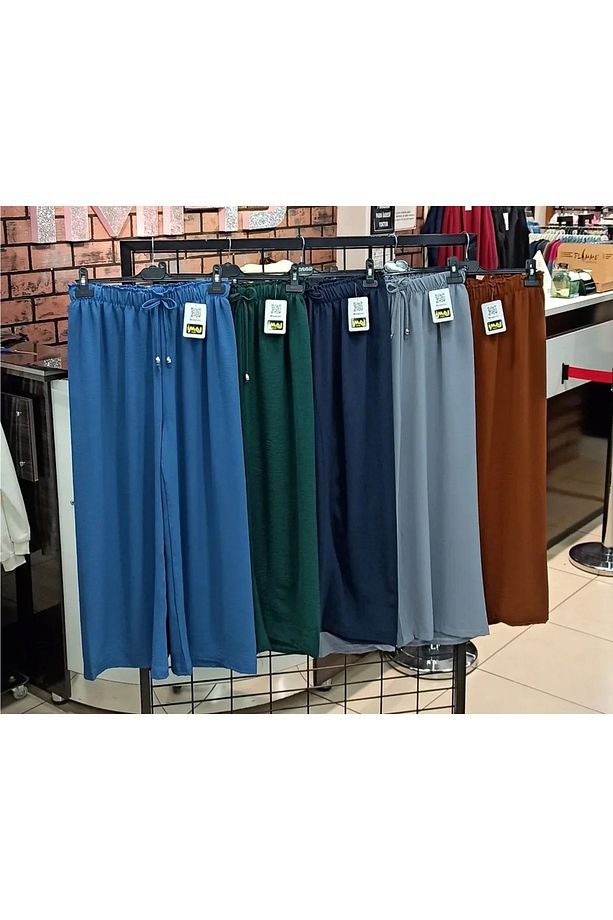 A KALİTE Beli lastikli ayrobin alt pantolon - 4