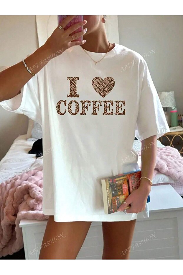 Oversize Cut Short Sleeve Printed T-Shirt