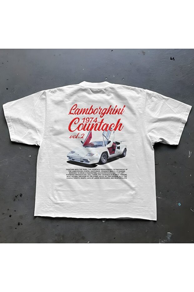 Oversize Cut Short Sleeve Printed T-Shirt