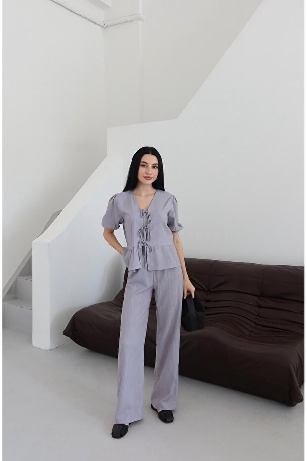 مجموعة مزدوجة مربوطة برباط - 8