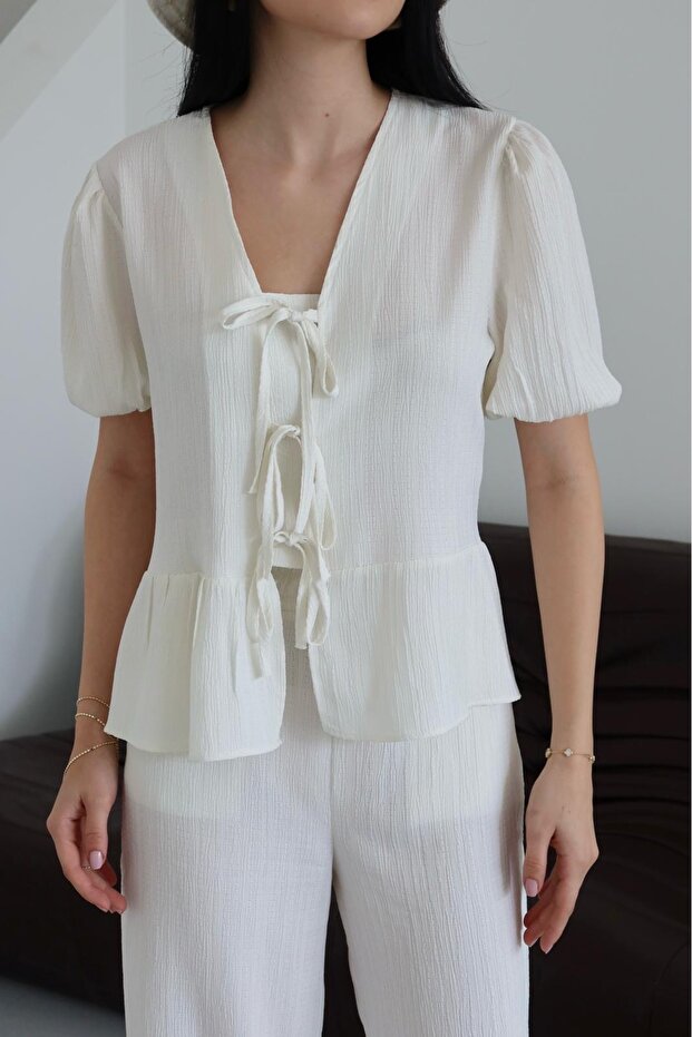 Double Set with Drawstring Tie - 3