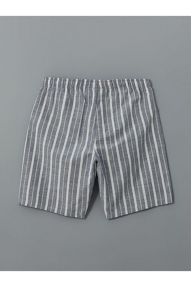 Standart Kalıp Erkek Şortlu Pijama Takımı (S5) - 7