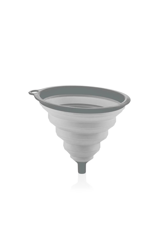 طقم مصافي مطبخ بلاستيك قابلة للطي 5 قطع - 5