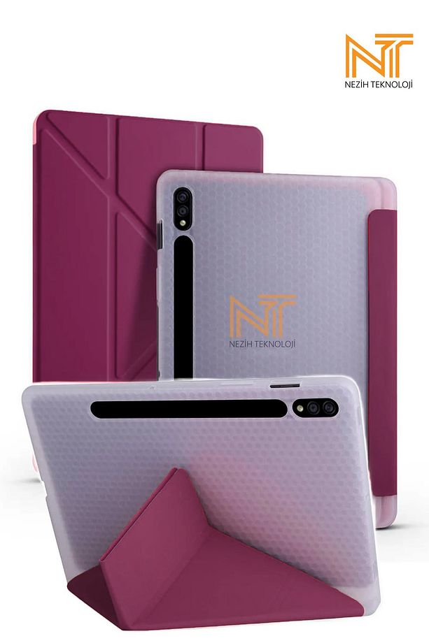 Samsung Galaxy Tab S7 Fe S8 Plus T970/x800/t737/t736/t733 Kalemlikli Standlı Akıllı Kılıf - 1