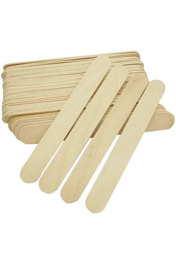 Maket Yapım Seti A4 Suni Çim Renkli ve Naturel Dondurma Dil Çubuğu Maket Çim Yapay Çim Ahşap Dondurm - 3