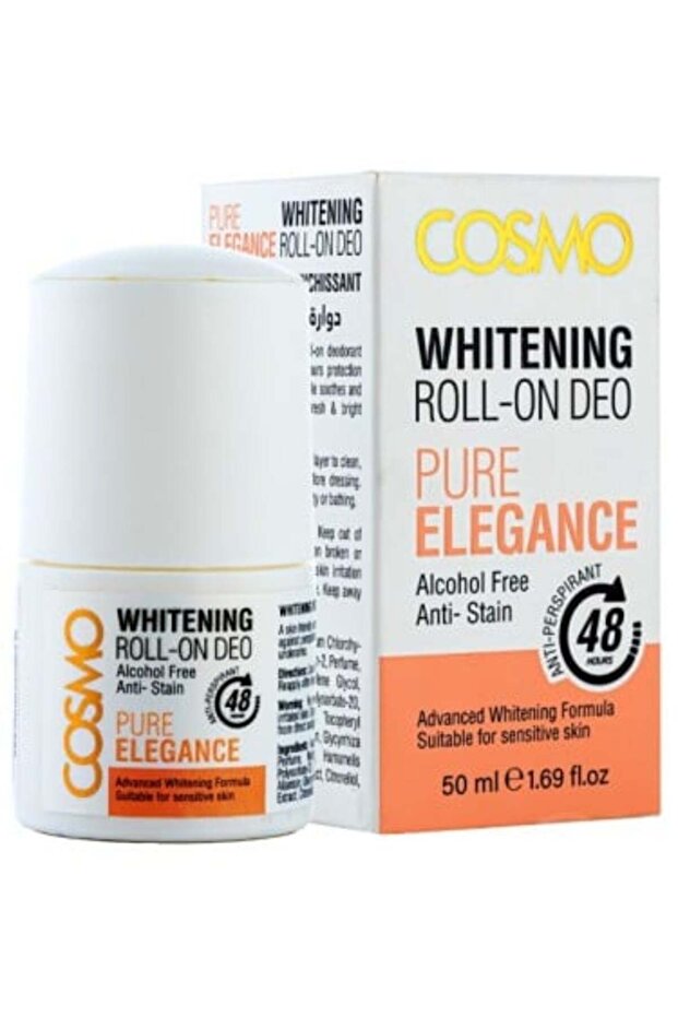 مزيل عرق رول أون لتفتيح البشرة بيور إليجانس من كوزمو، 50 مل