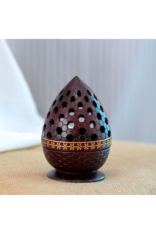 Charcoal Bakhoor Burner – Oud & Frankincense Resin Incense Holder for Yoga, Spa, Home & Office