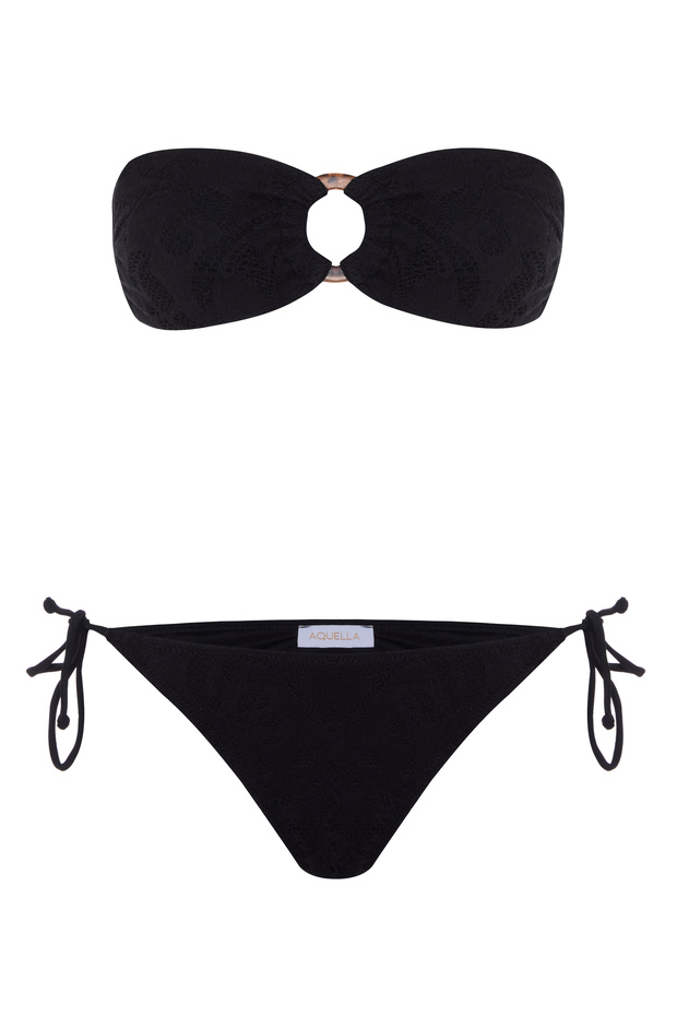 Starplez Bikini Set with Shirred Back Buckle