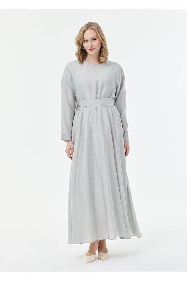 Reglan Kol Kloş Elbise - 4