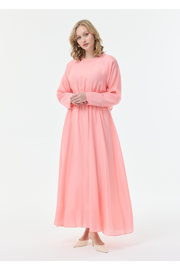 Reglan Kol Kloş Elbise - 5