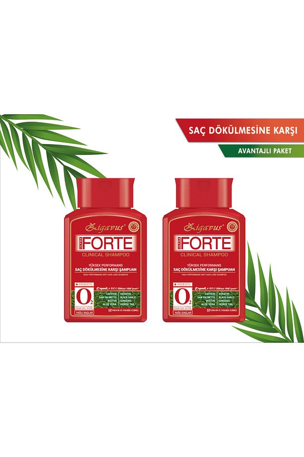 Forte Ultra Clinical Yağlı Saçlar İçin Şampuan 220 x 2 ml - 1