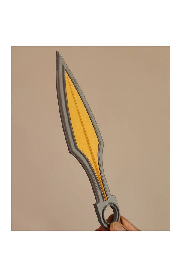 Scorpion’s Kunai Bıçağı – Mortal Kombat 1 – 3D Baskı 20 cm Dekoratif Oyuncak (1 Adet)-Dekor Plastik - 2